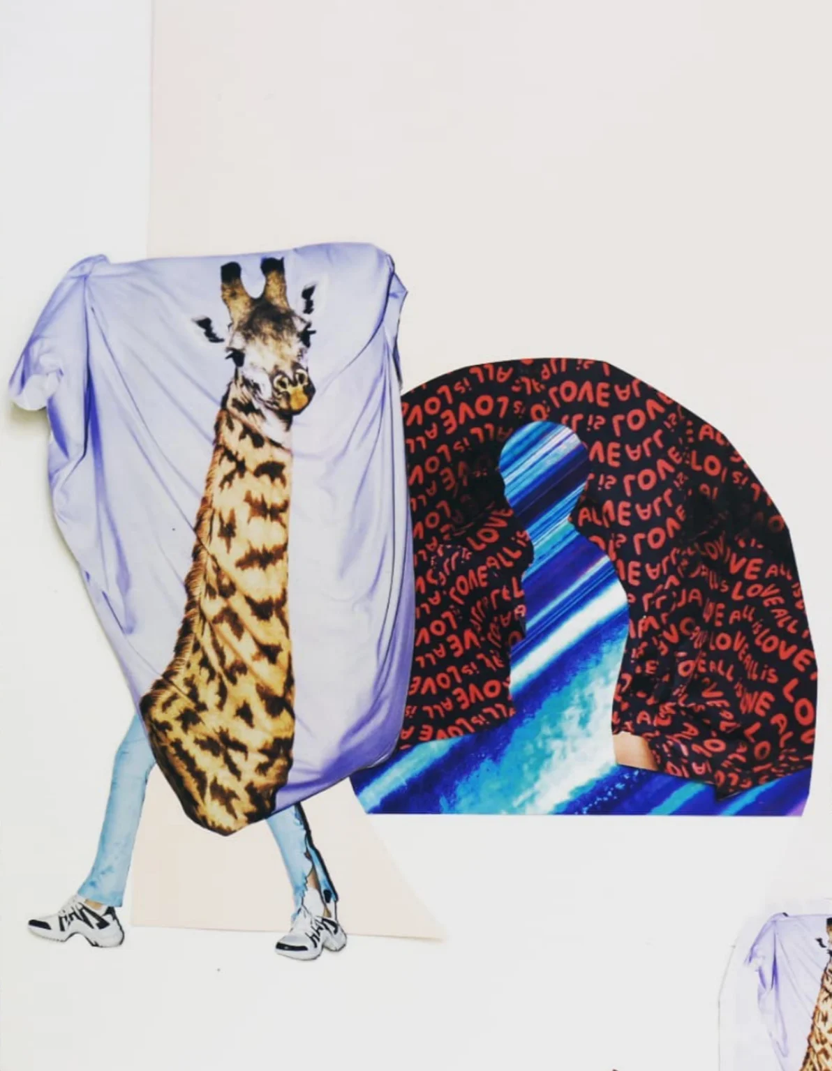 COLLAGE ON PAPER BY AMY JO DIAZ