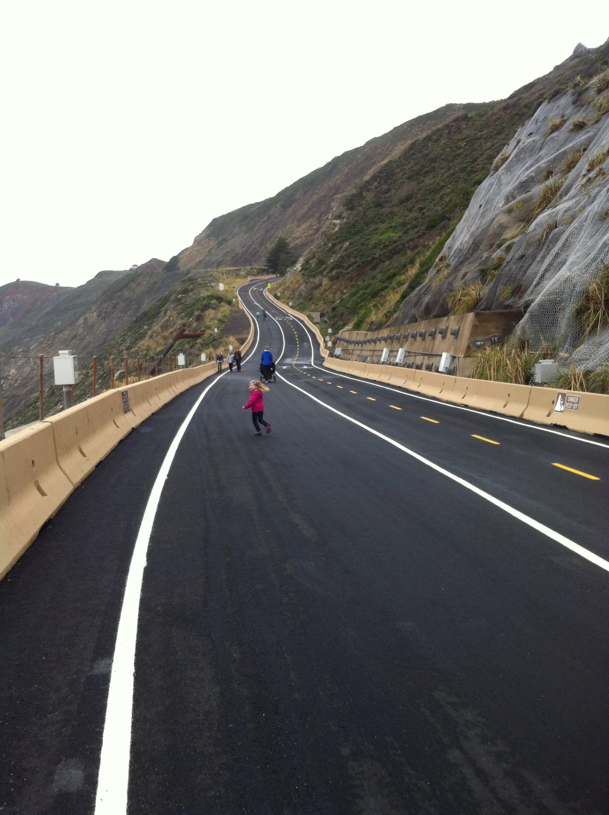 The newly opened Devils Slide Trail
