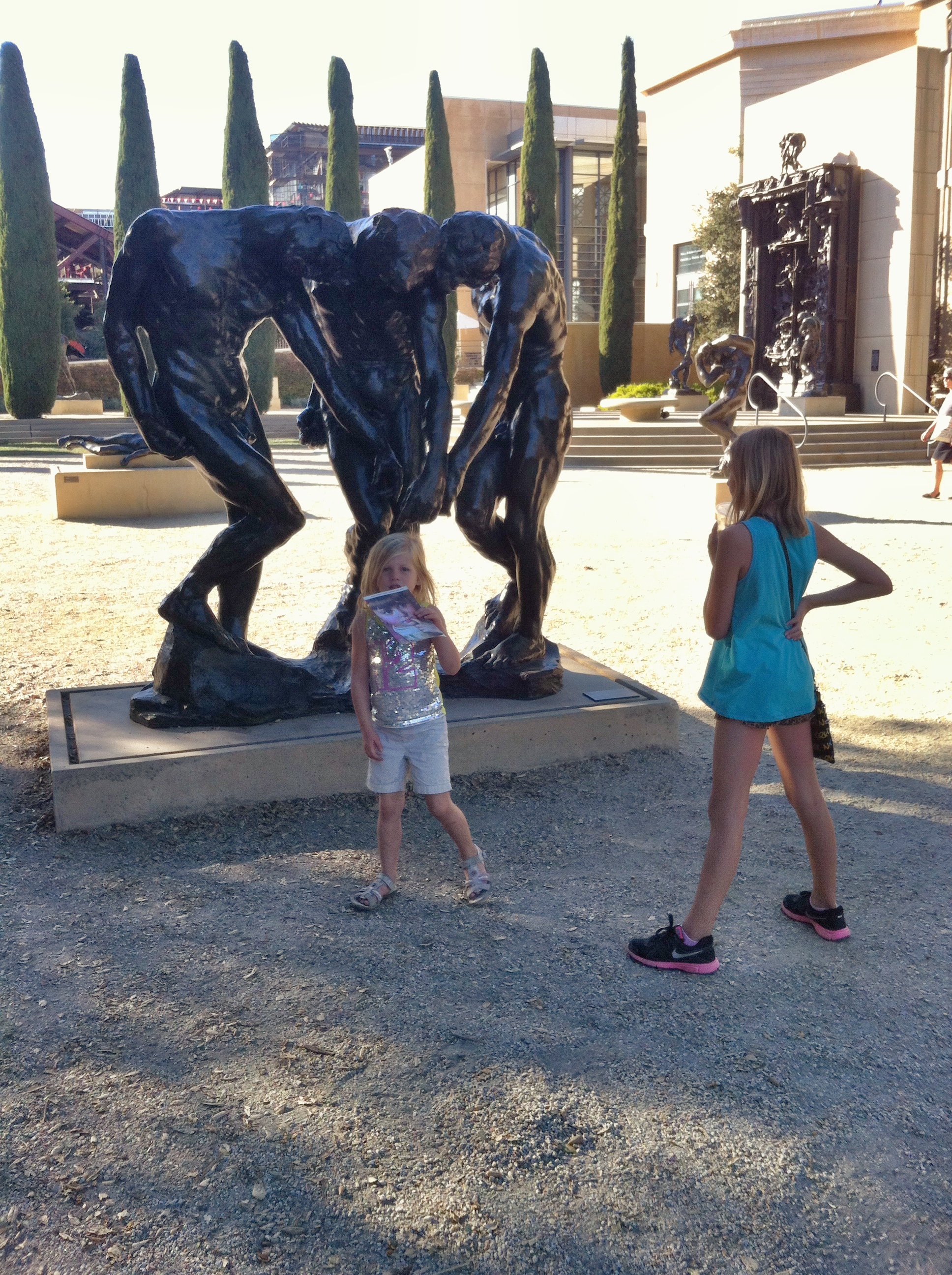 Wandering around the statues