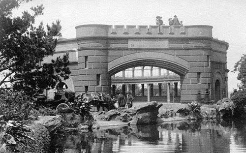 Sweeney Observatory and reflecting pool