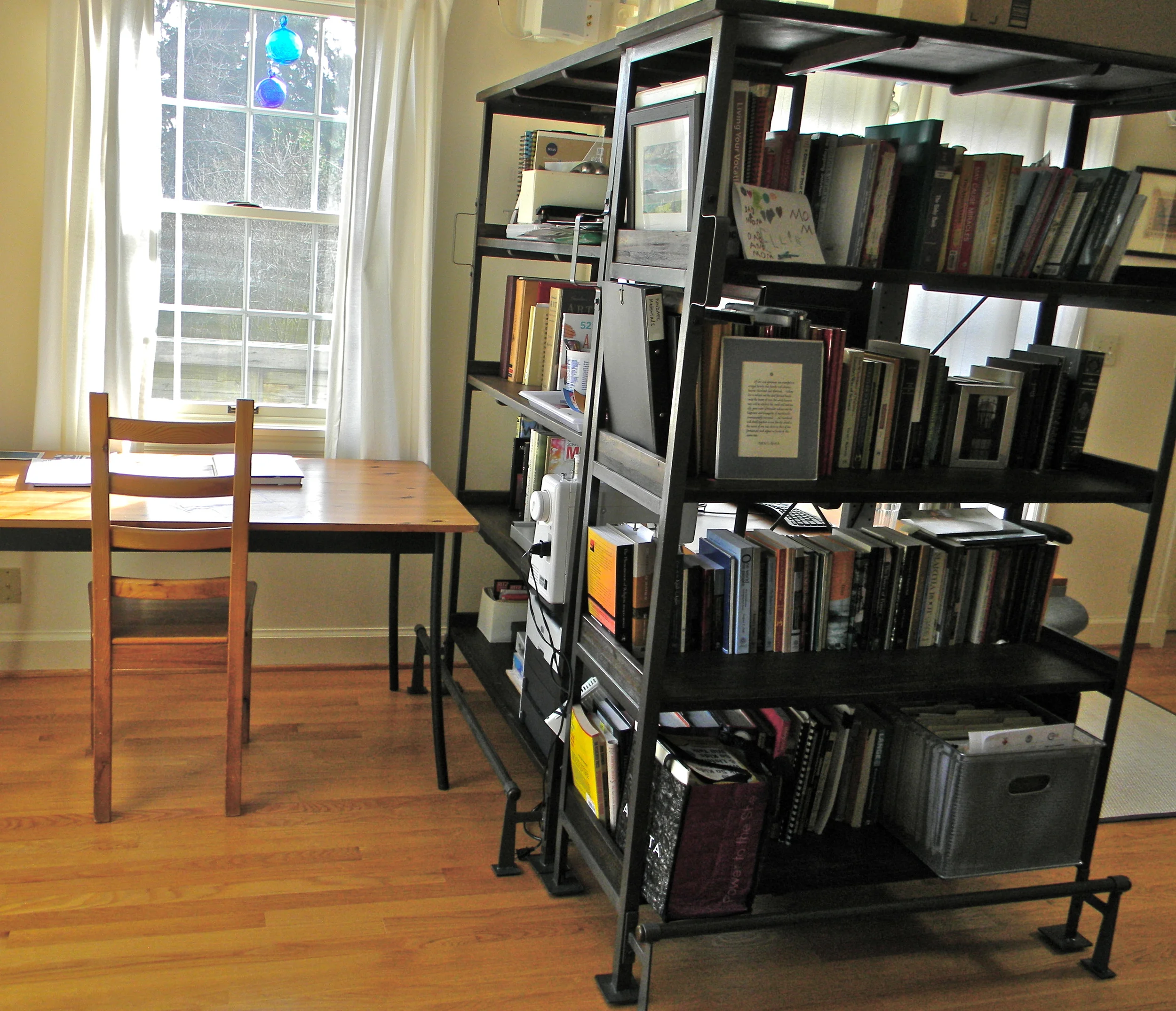 ...and an art studio on the other side.