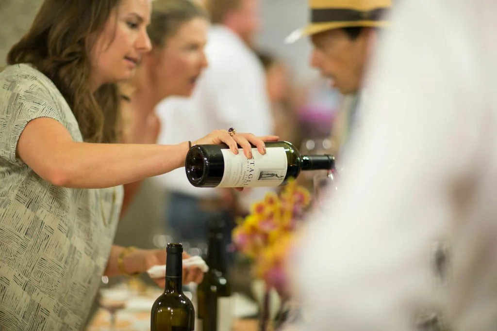  Enjoying The Staglin Wine.  Courtesy Photo 