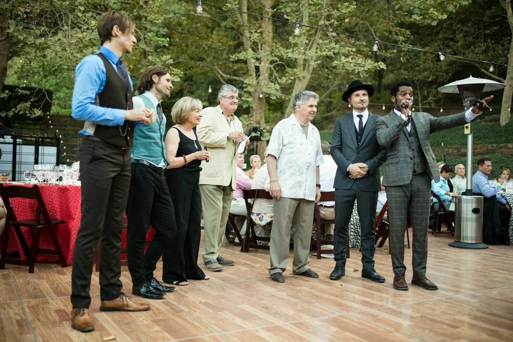  Vintage Trouble Sharing Some Words With The Staglins and Crowd.  Courtesy Photo 