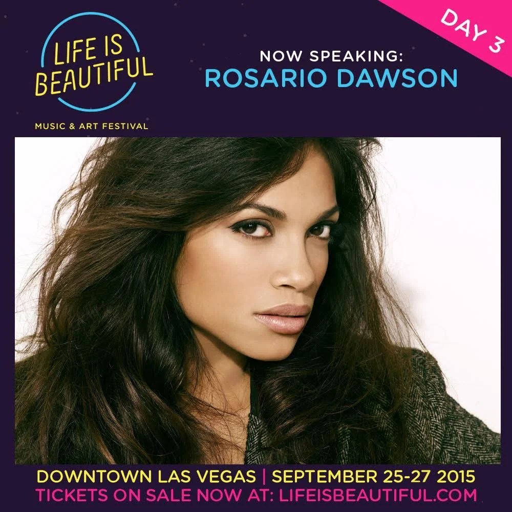 Rosario Dawson Joins the Conversation - Newly Added to The Life is Beautiful Learning Series