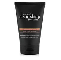  Philosophy Renewed Razor Sharp for men  His secret to having that perfect aftershave look, Razor Sharp cleans and conditions skin, while softening beard hair for a close and comfortable shave---Designed for all skin type ($20,&nbsp;Philosophy.com an