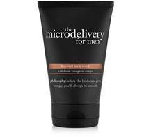  Philosophy Microdelivery For men  He will be obsessed with this all-in-one face and body scrub that cleanses and exfoliates preps his skin for a closer, more comfortable shave. ---($28,&nbsp;Philosophy.com and Amazon.com) 