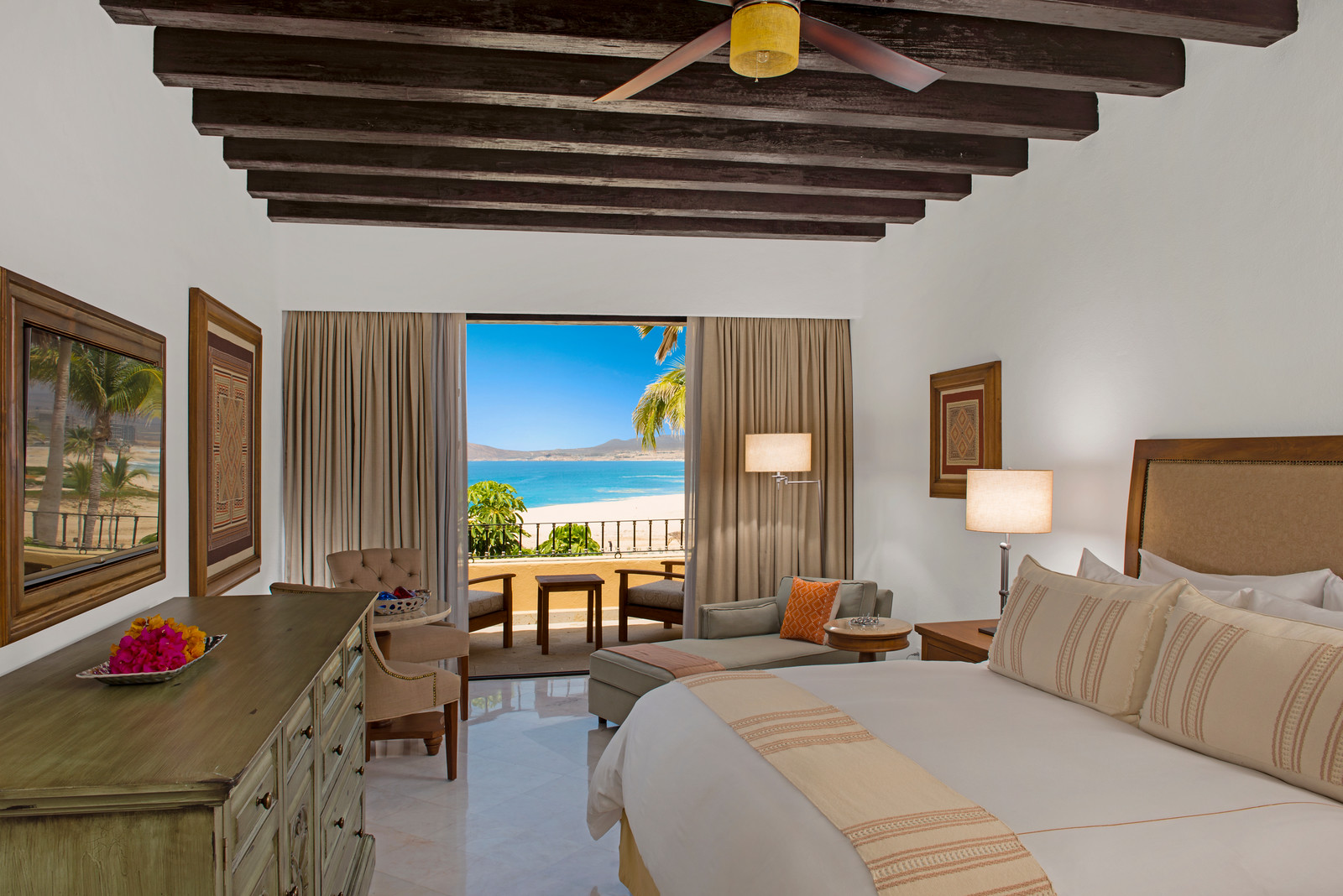  A Glimpse Inside an Ocean Front View Room. Photo Courtesy of Casa Del Mar 