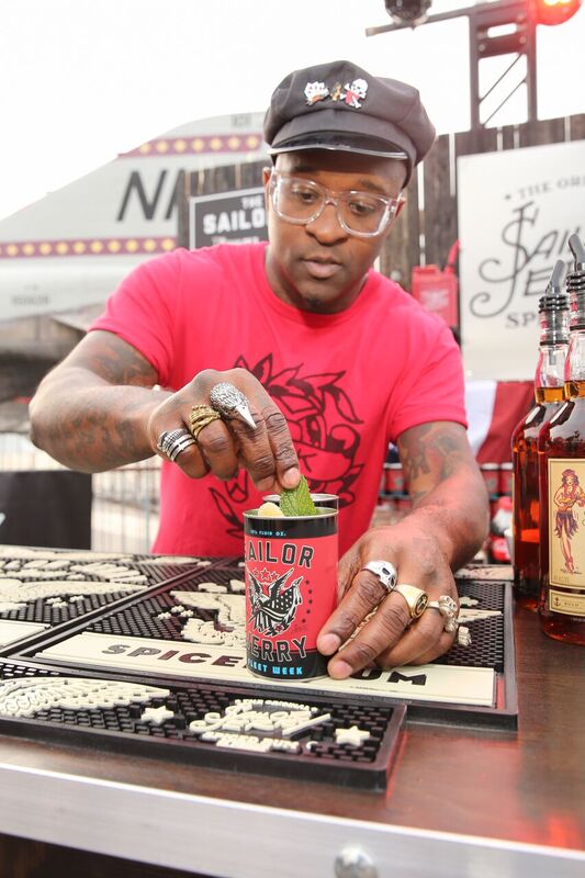 Sailor Jerry Cocktails Were Served During the Festivities! Photo Credit: Mark Von Holden