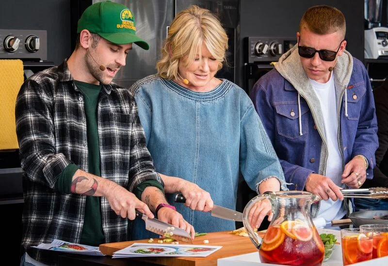 Martha Stewart Taught Macklemore & Ryan Lewis a Thing or Two in the Kitchen. Photo Credit: Courtesy BottleRock Napa Valley