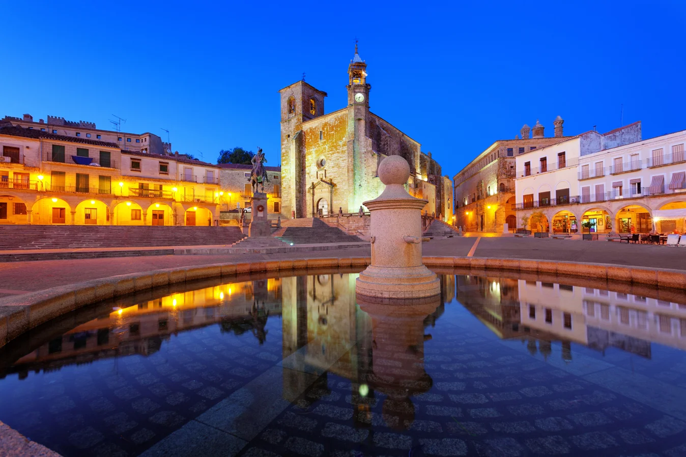 The Main Square in Trujillo is Full of Life! Photo Credit: Courtesy of Extremadura Tourism Board