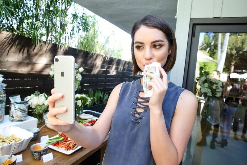 Adelaide Kane Looked Chic in a n:Philanthropy dress Soludosand a FASHIONABLE clutch! Photo Credit: Marc Patrick/BFA