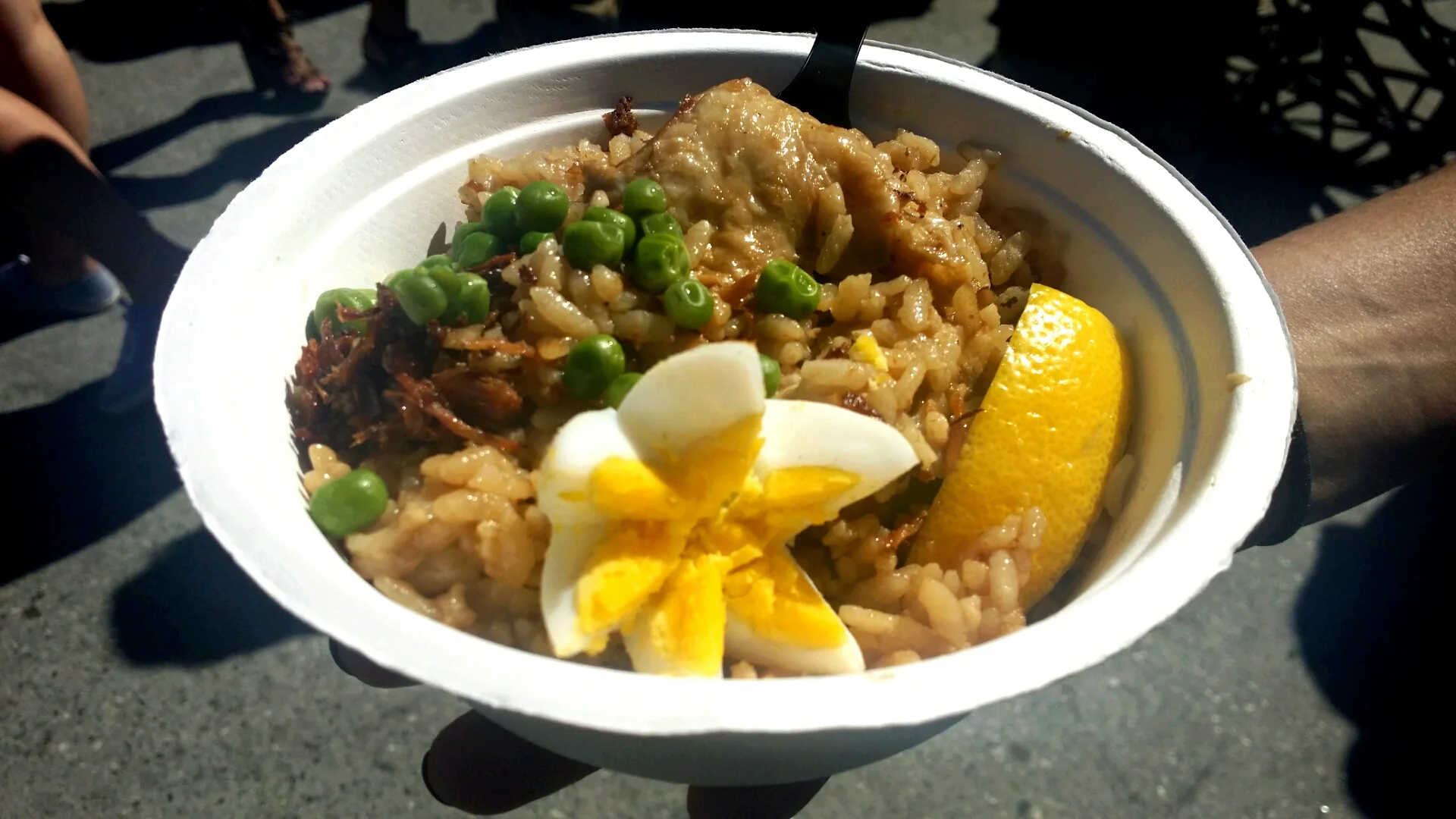 Paella Paella Served Three Delicious Dishes. THIS is the Pork Paella - Worth the Wait!