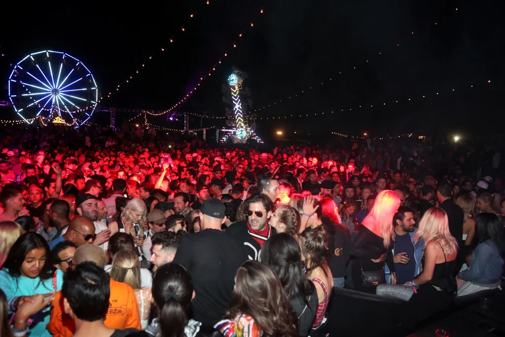 Leonardo DiCaprio, Kourtney Kardashian, Amber Rose and More Party at the 2018 Neon Carnival