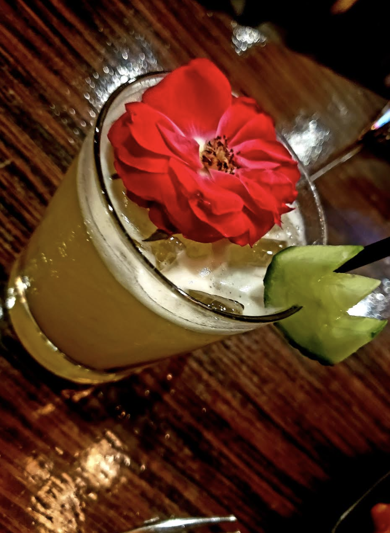A Picturesque Beverage for the Evening to Match!