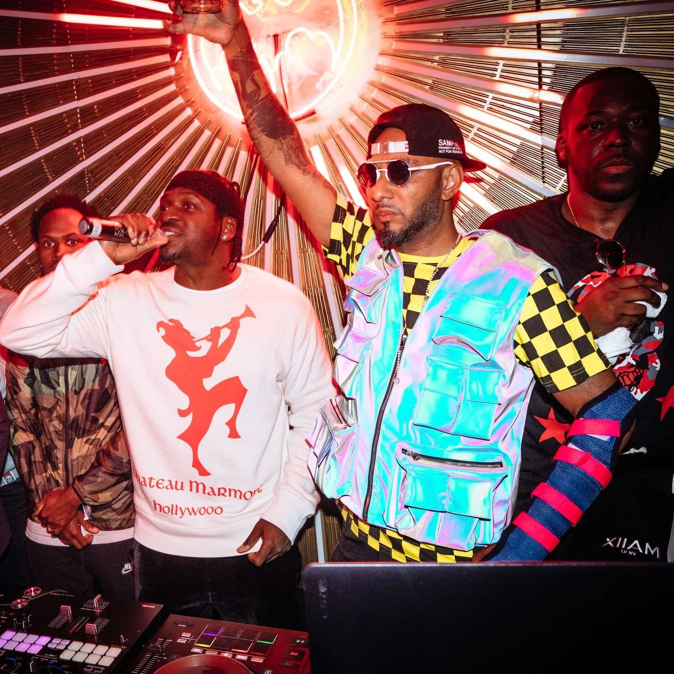 Swizz Beats Spits Pure Poison and Causes an Uproar at the Bacardi Rum Room in Hollywood