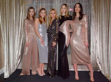 Rachel Zoe (C) and models attend the Rachel Zoe Resort Holiday Presentation at Rachel Zoe Boutique on November 28, 2018 in Pacific Palisades, California. (Photo by Donato Sardella/Getty Images for Rachel Zoe)