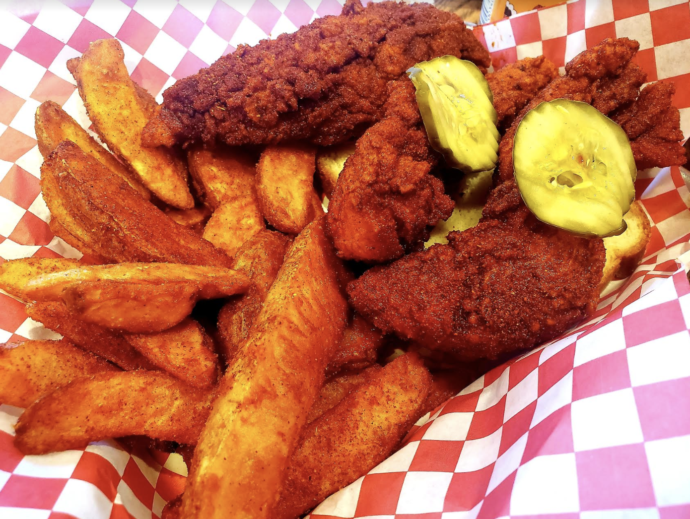 The Chicken Tenders are HUGE! Come With an Appetite!