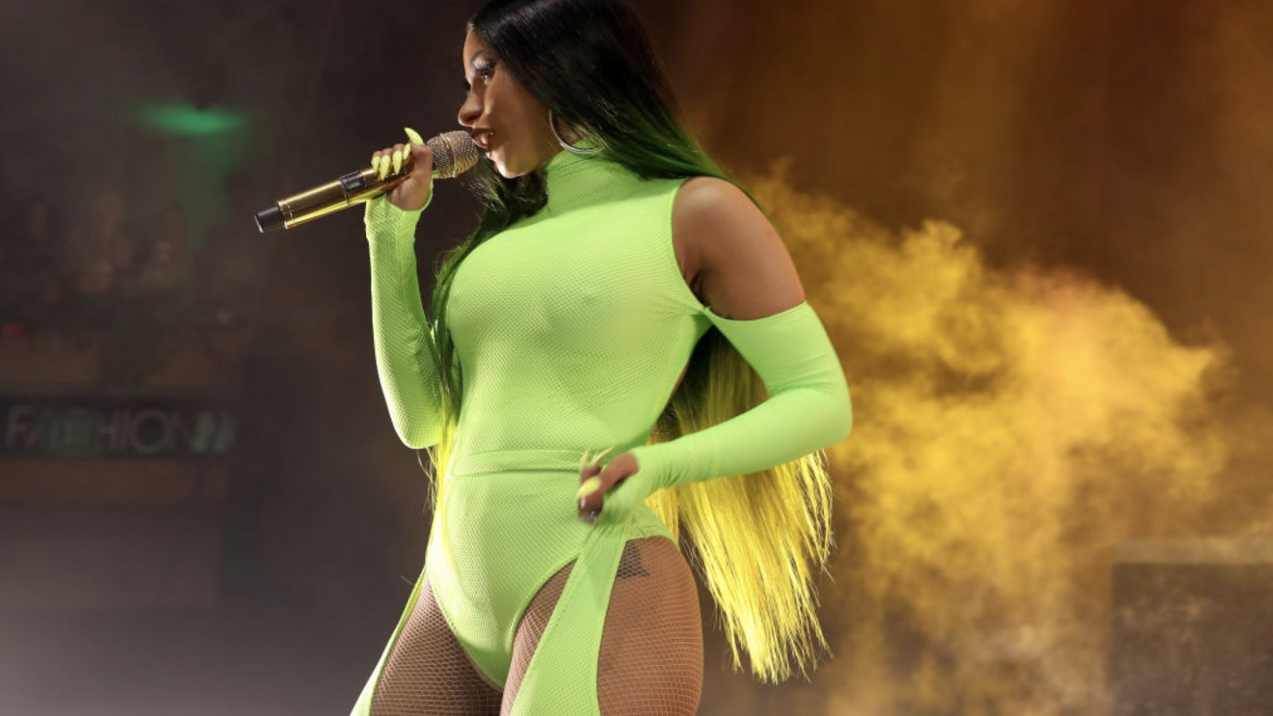 Cardi B performs onstage at Fashion Nova Presents: Party With Cardi at Hollywood Palladium on May 9, 2019 in Los Angeles, California. (Photo by Randy Shropshire/Getty Images for Fashion Nova)