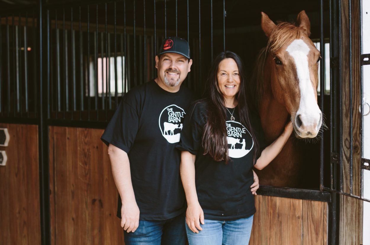 The Gentle Barn Founders Ellie Laks and Jay Weiner! Photo Courtesy of PR-Dept