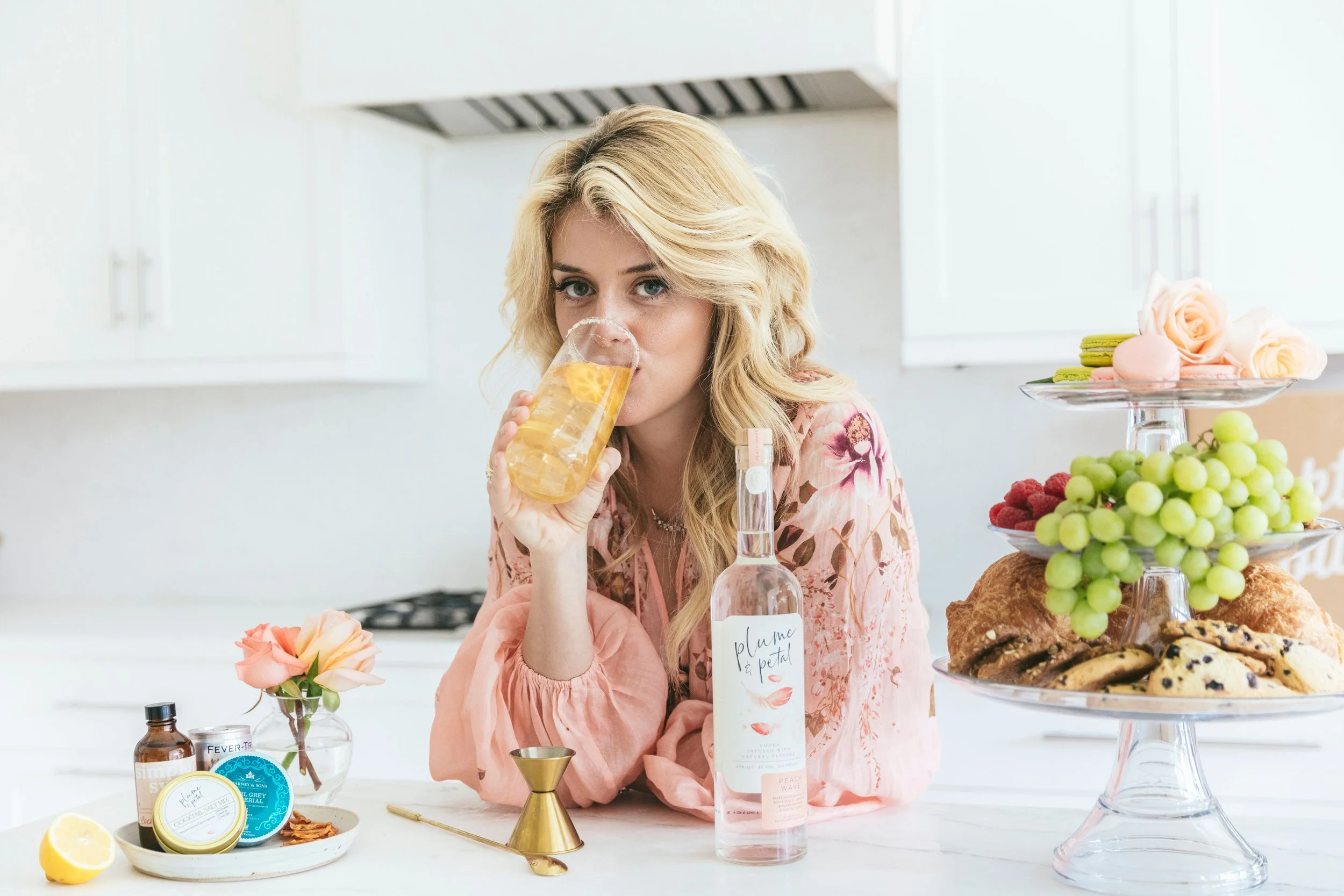 The Drink We'll Be Making ALL Summer - Spiked Peachy Iced Tea by Daphne Oz