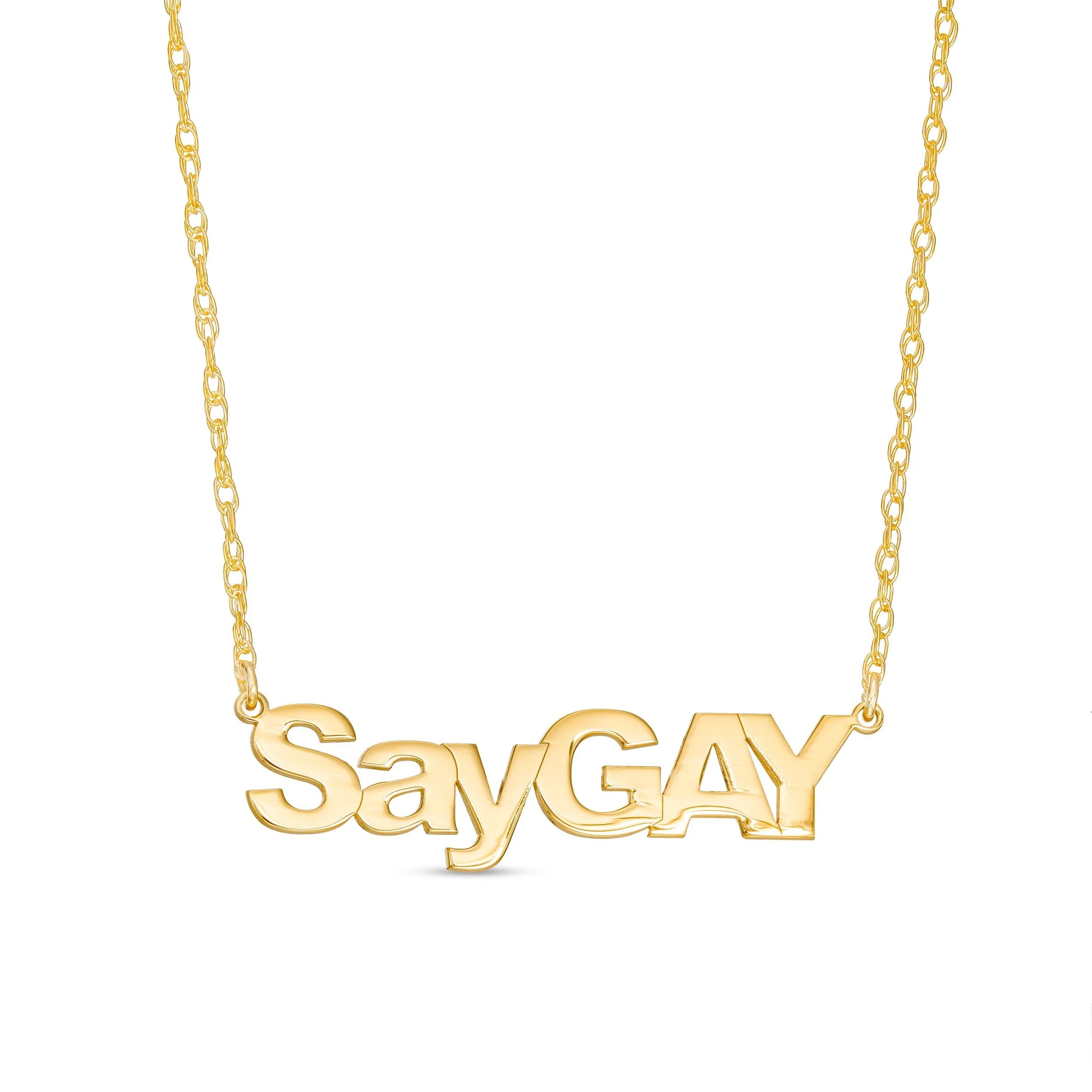 Banter by Piercing Pagoda Introduces ‘SayGAY’ Necklace in Partnership with the It Gets Better Project to Celebrate Pride Month