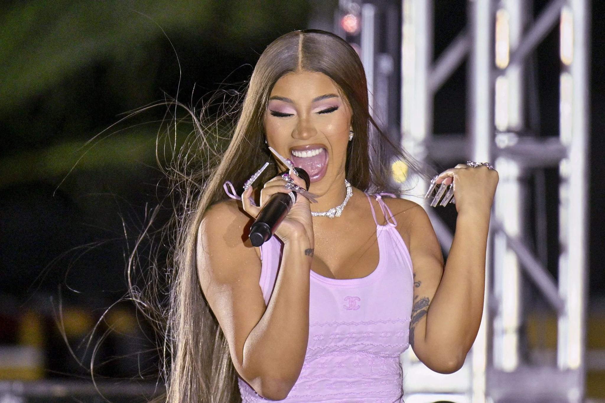 Cardi B Hosts Pre-SuperBowl Party at the W Hotel in Scottsdale