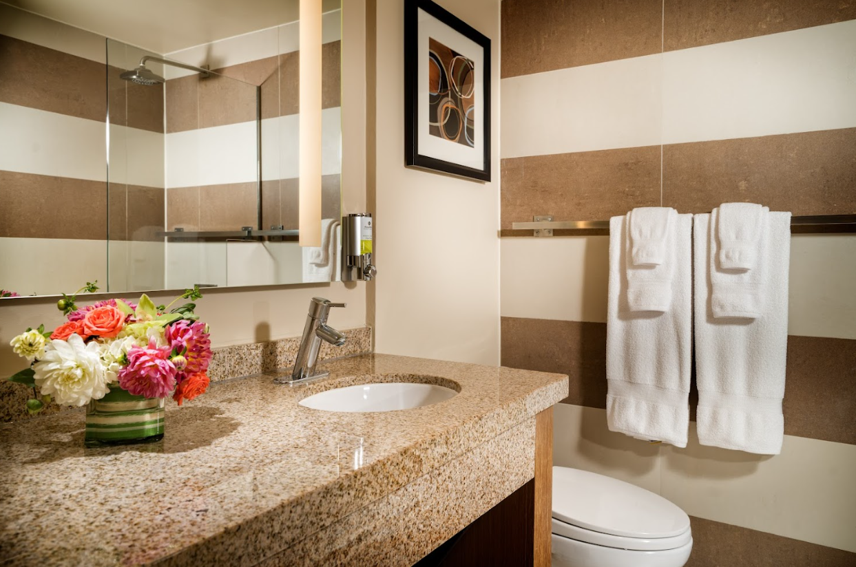 The bathroom has everything you need! Courtesy Photo