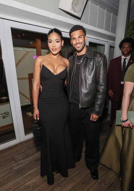 'Love Island’s’ Season 7 Star Couple, Jeremiah Brown and Andreina Santo Attend Popsugar’s Awards Season After Party