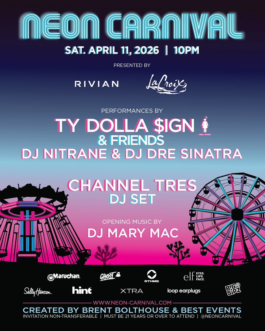 Neon Carnival Brings the Heat to the Desert with Star-Studded Lineup for its 15th Year