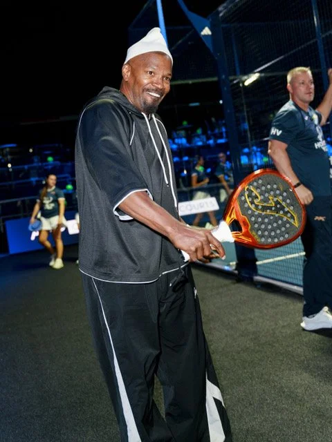 Jamie Foxx, Alexis Knapp, and More Attend the 2026 Pro Padel League LA Tournament at the Barker Hanger