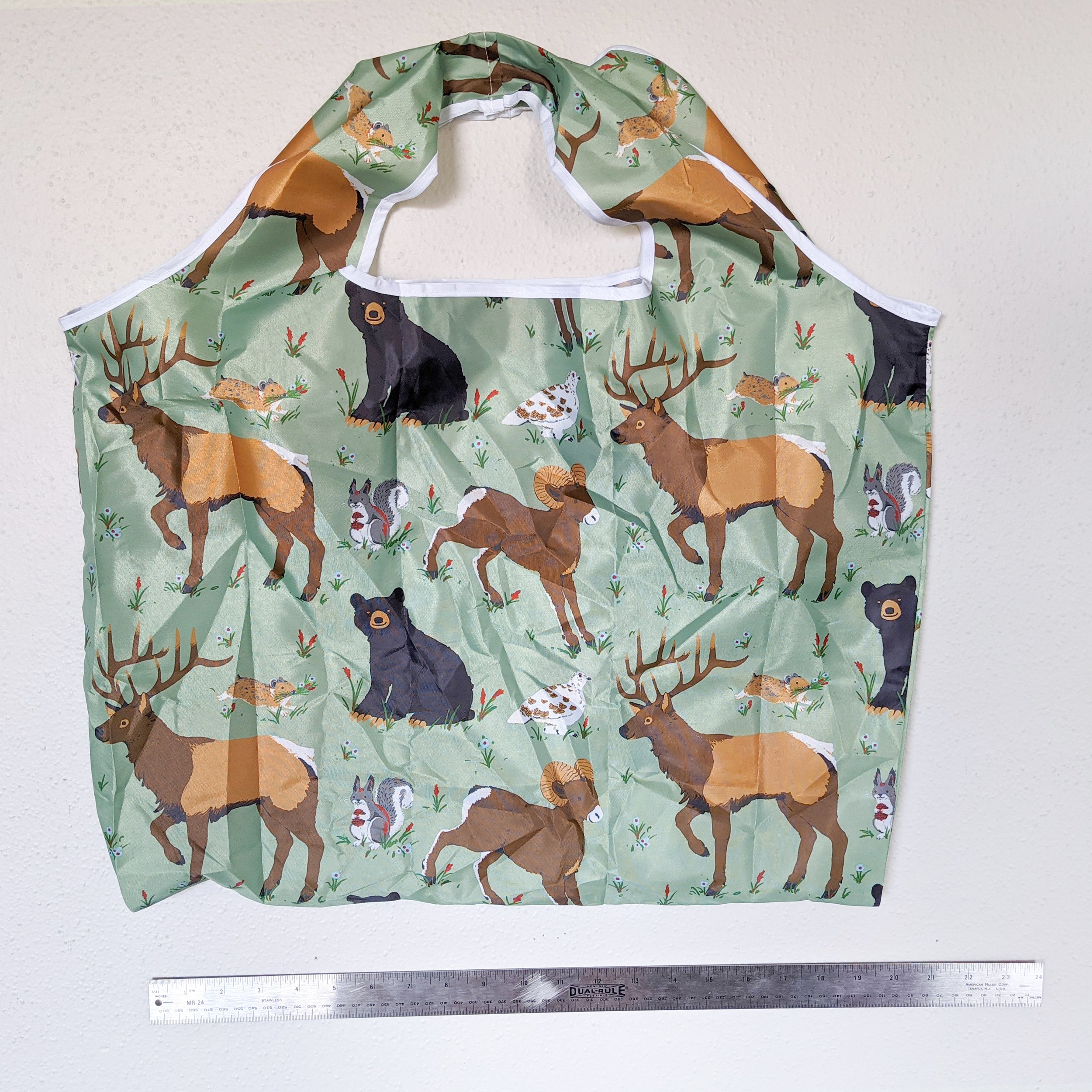 Extra Large Foldable Reusable Bag / Grocery Tote Four Pack — Gwendolyn Wood