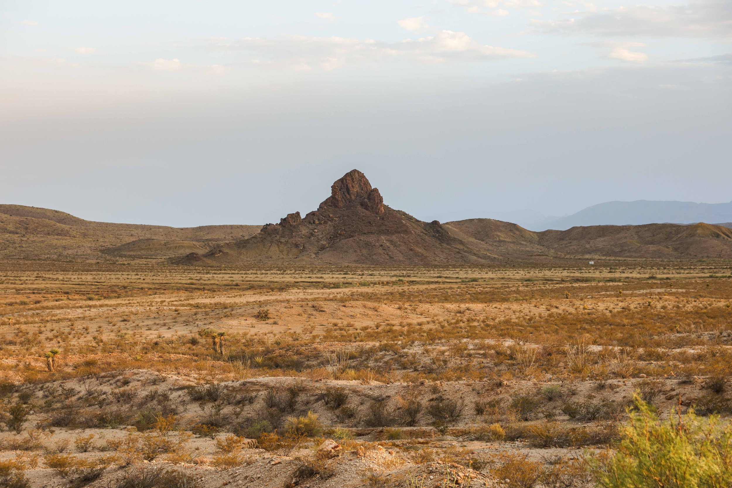  The Needle Peak mountain, “Loma La Aguja” in Spanish, located near Chispa Road in Culberson County on Thursday, June 24, 2021. This is a popular area used by undocumented migrants who travel by foot from Mexico to the United States through the West 