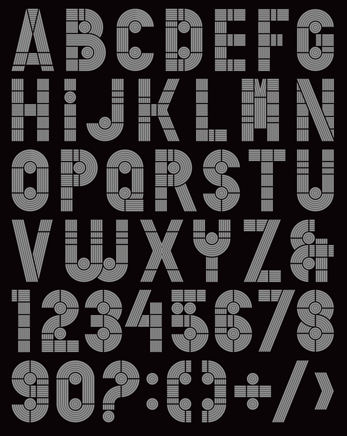 typographic: igarashi typeface