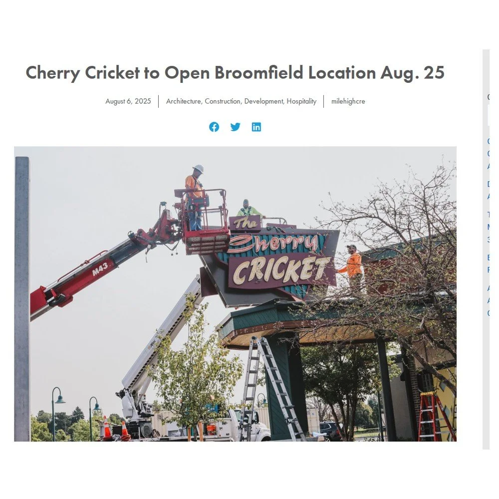 Cherry Cricket Opens in Broomfield