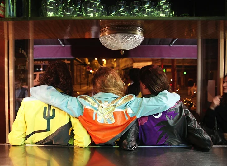 Leather Jackets, Cactus, Monument Valley, Jungle Dawn, lambskin 850€ each