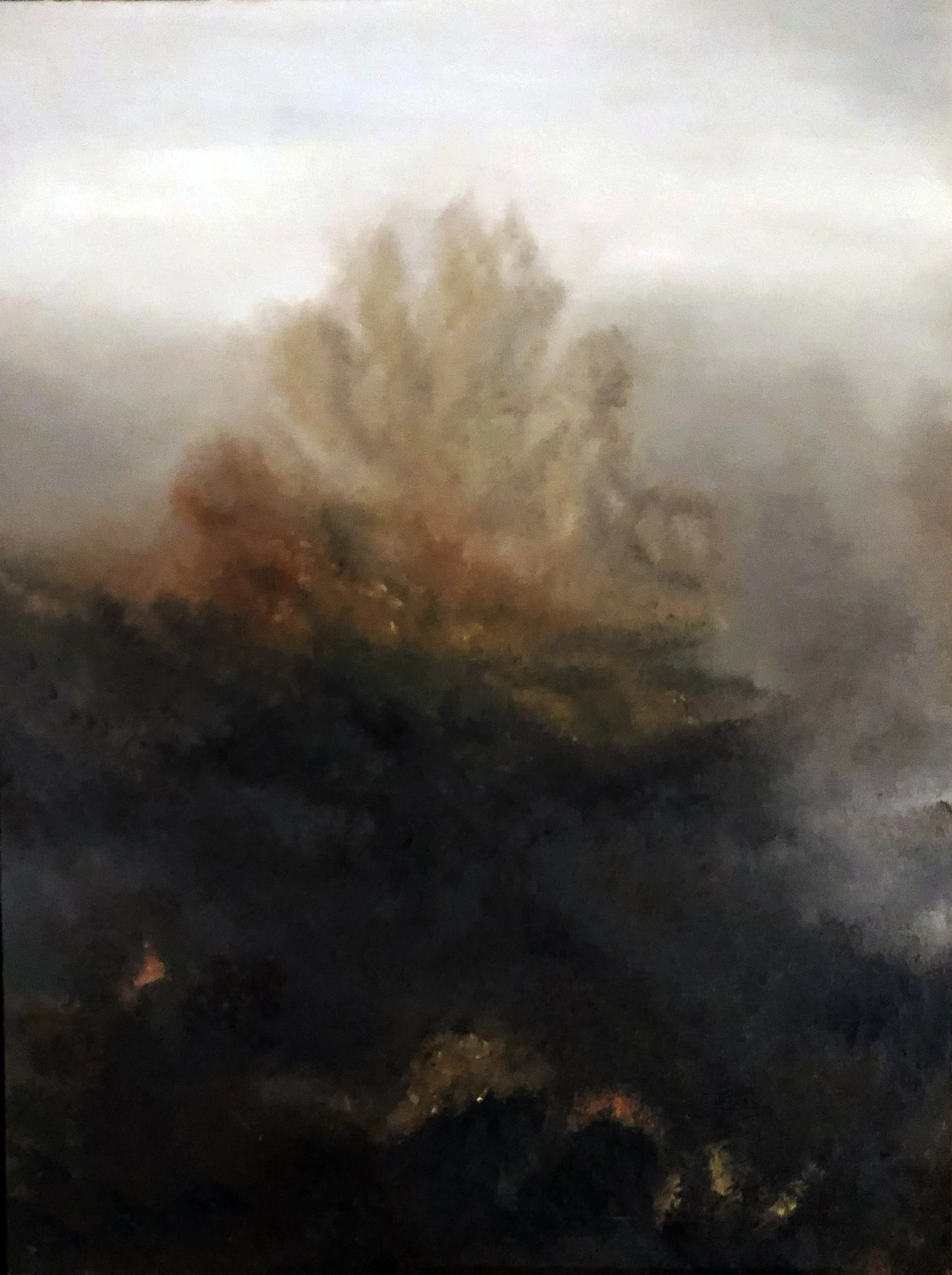  L'arbre, Huile sur Bois, 80 x 60 cm 