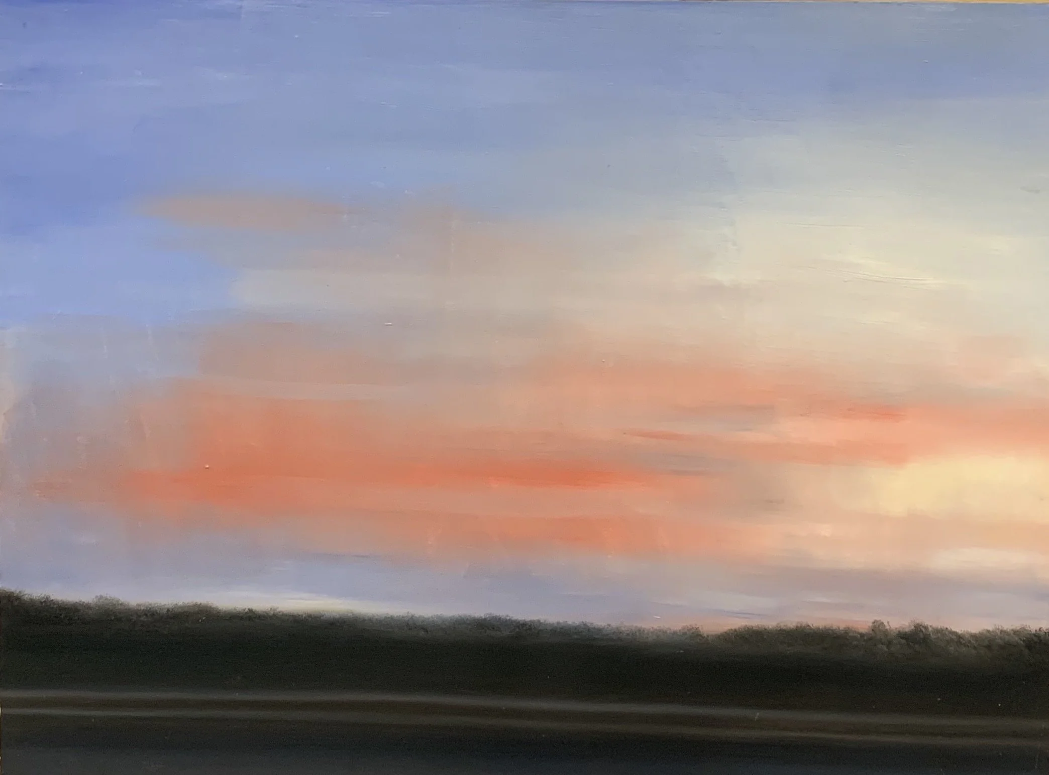  Côté Passager, Huile sur Bois, 60 x 80 cm 