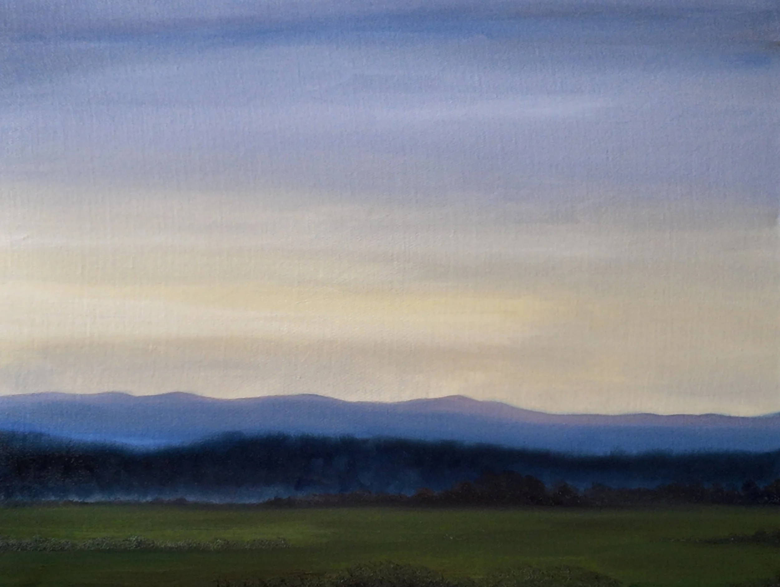  Dans le Train, Huile sur Toile, 89 x 116 cm 