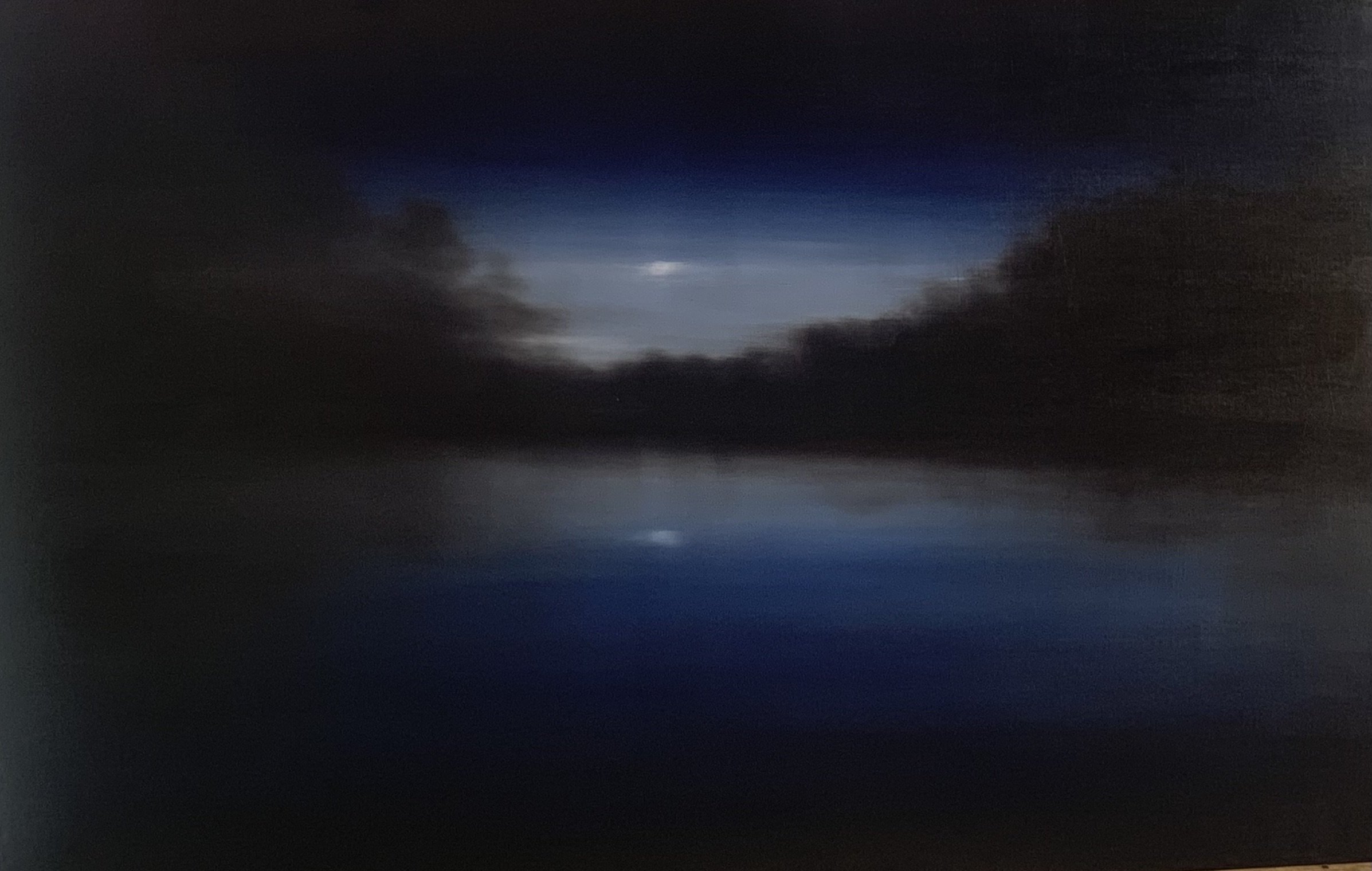  Lac, Huile sur Toile, 130 × 195 cm 