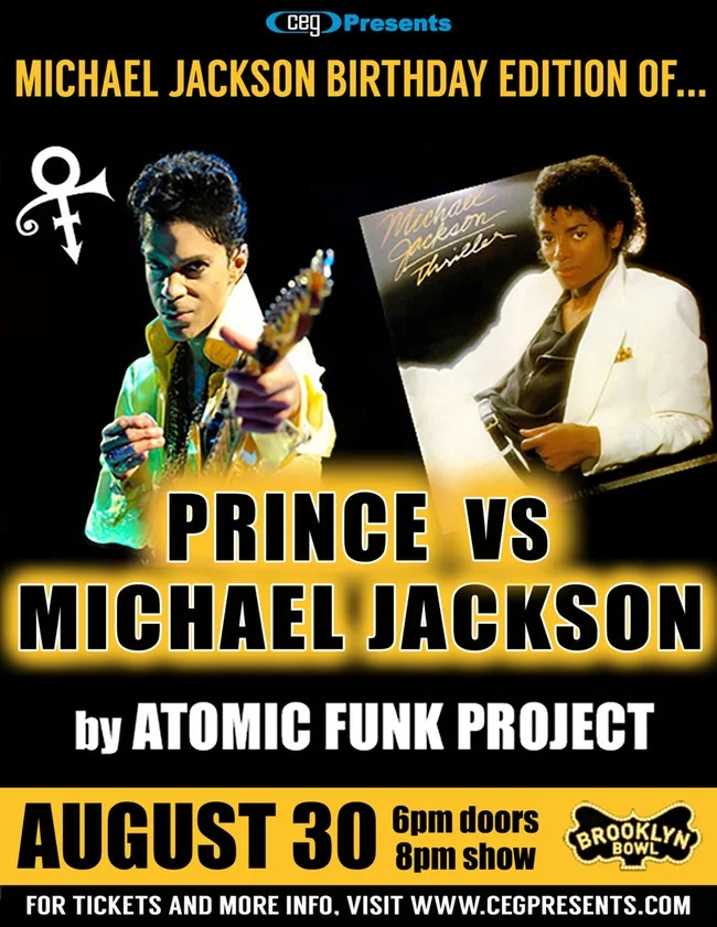 [Special Event] MJ vs. Prince @ Brooklyn Bowl!