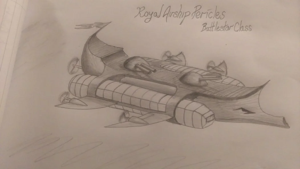 "The Royal Airship Pericles" by Eamonn Wilson