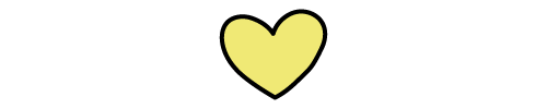 Black silhouette of a person signing with their right hand, a yellow heart icon above their head.