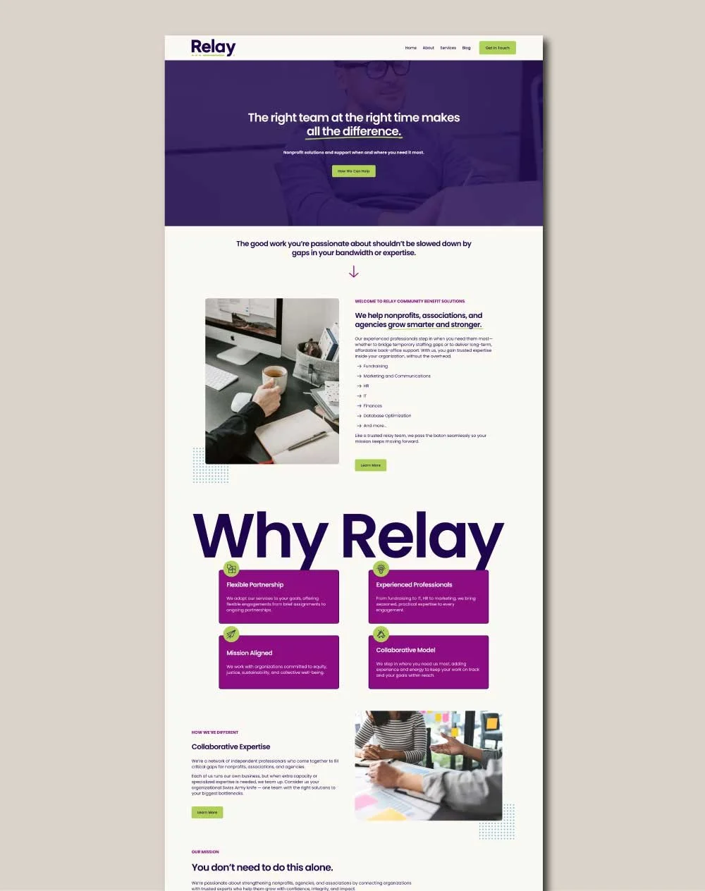 Relay Community Benefit