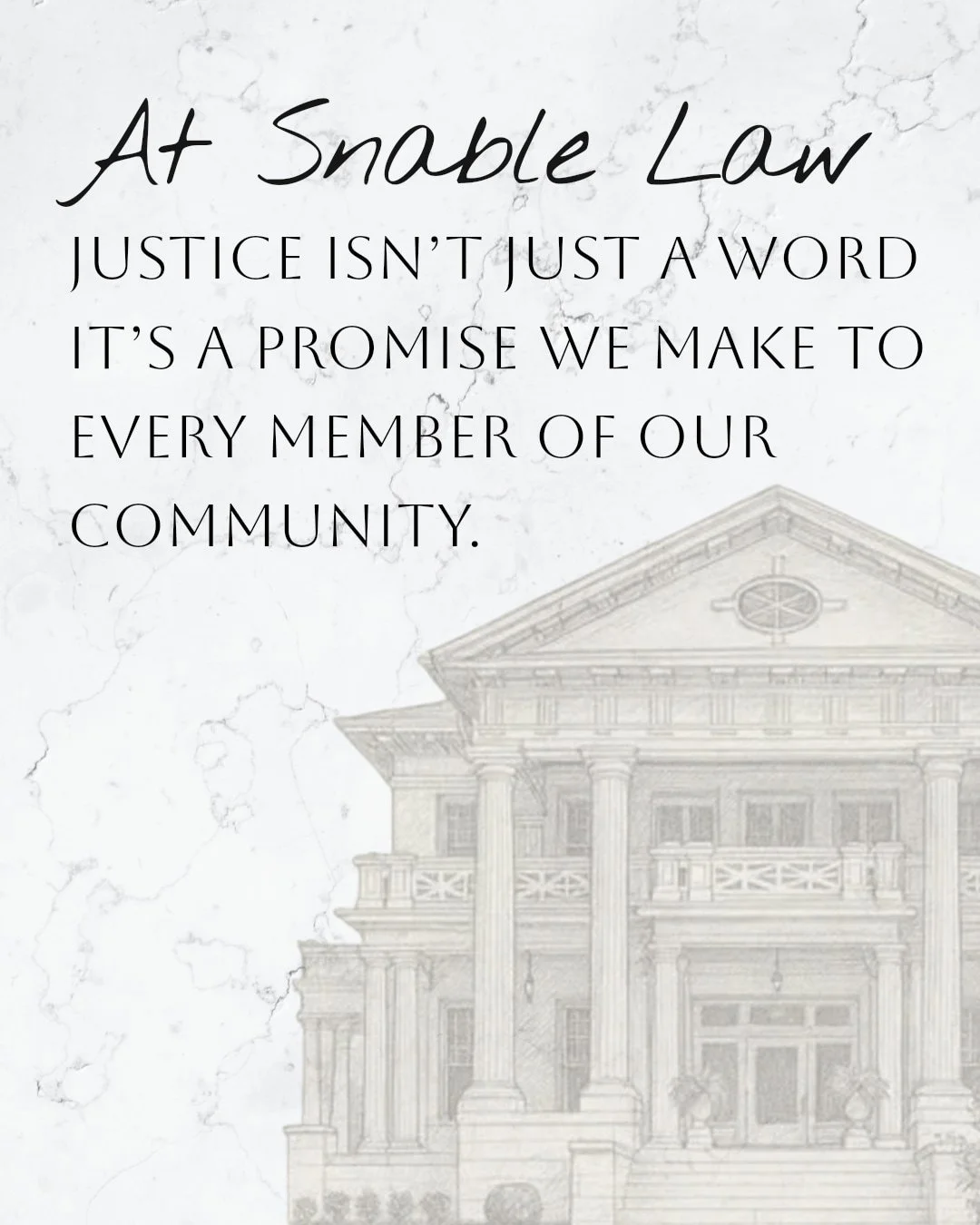 At Snable Law, we’re more than attorneys. We’re neighbors, friends, and advocates who genuinely care. We understand that a personal injury doesn’t just disrupt your life it affects your family, your peace of mind, and your future.