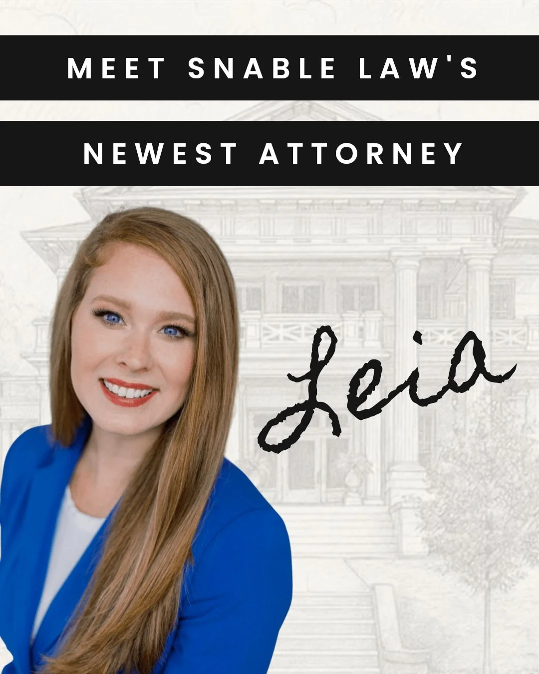 Meet Leia!
With nearly 18 years of experience, Leia Leonard, @leiatatum88, is a powerhouse personal injury attorney who leads with heart and fights with fire. She treats every client like family by listening with care, speaking with compassion, and