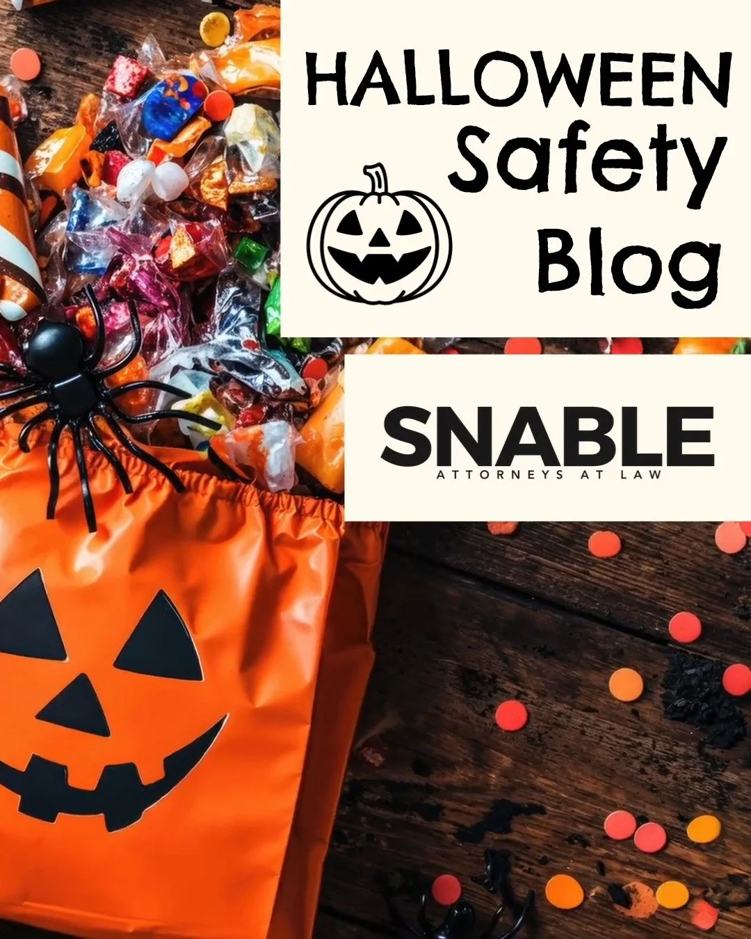 Halloween is all about fun, but safety comes first! ππ» Check out our latest blog for essential tips to keep your little ghouls and goblins safe this spooky season. Read more on our Blog!
https://www.snablelaw.com/blog/2025/10/21/trick-or-treating-