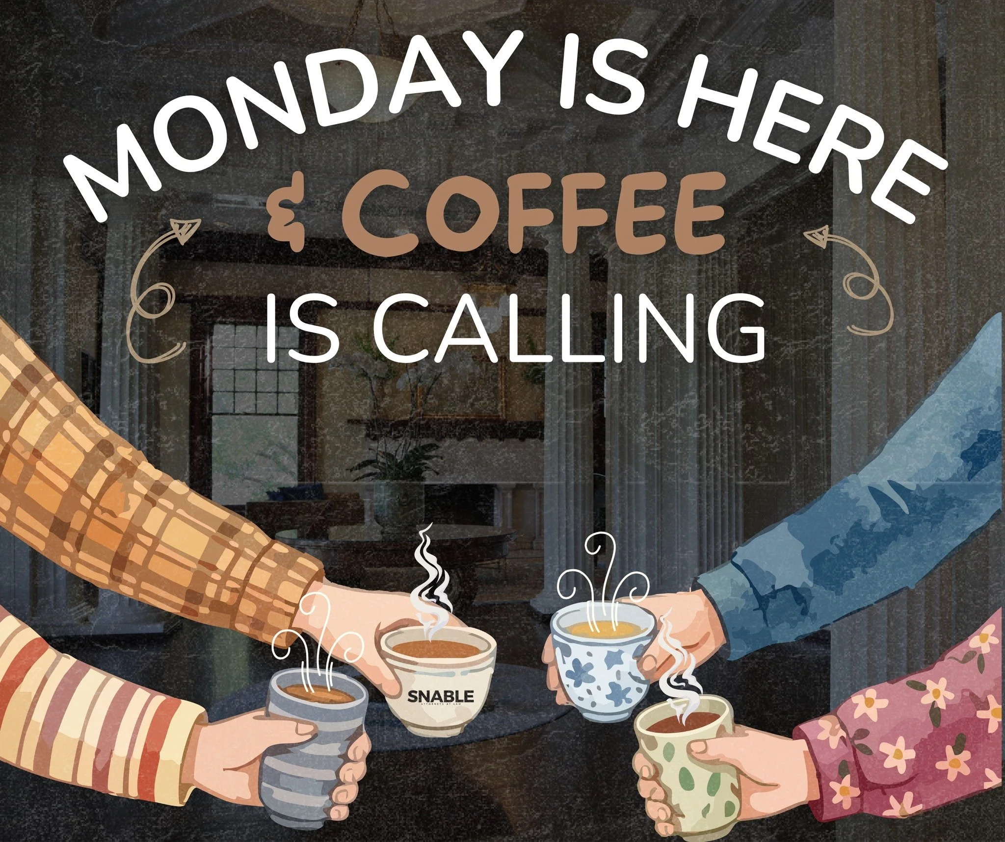 Monday is here and coffee is calling&hellip; good thing we&rsquo;re fueled up and ready to fight for the injured all week long. What is your go to coffee flavor?