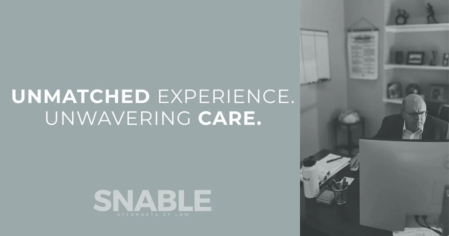 At Snable Law, unmatched experience and unwavering care are not promises they are the foundation of everything we do. Our team brings deep legal knowledge, seasoned judgment, and a commitment to excellence that shows in every detail of our work. 

Ju