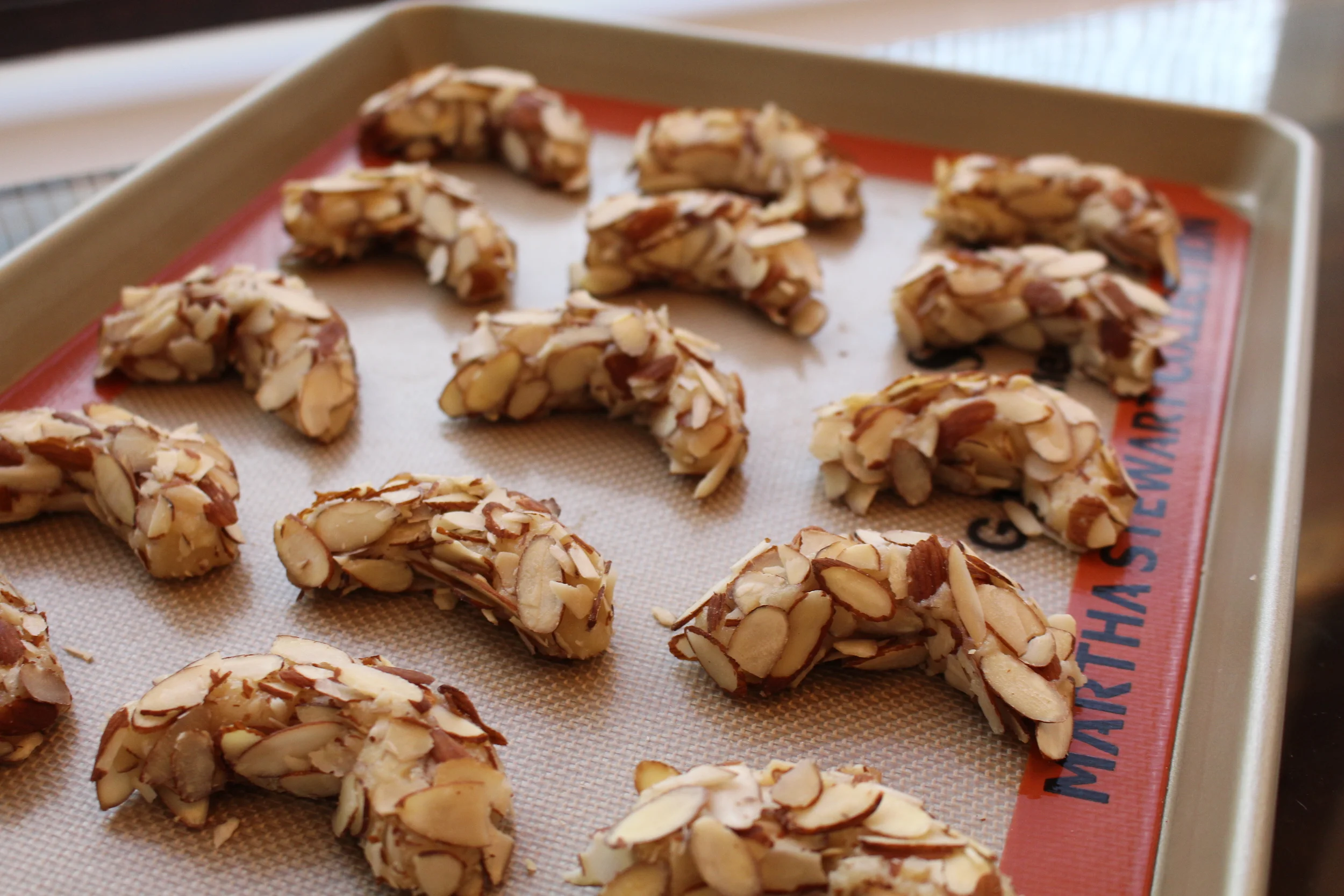 Before baking…