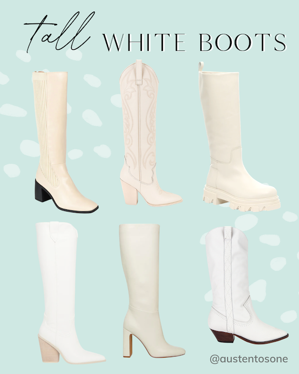 11 Stylish White-Boot Outfits to Wear Year-Round